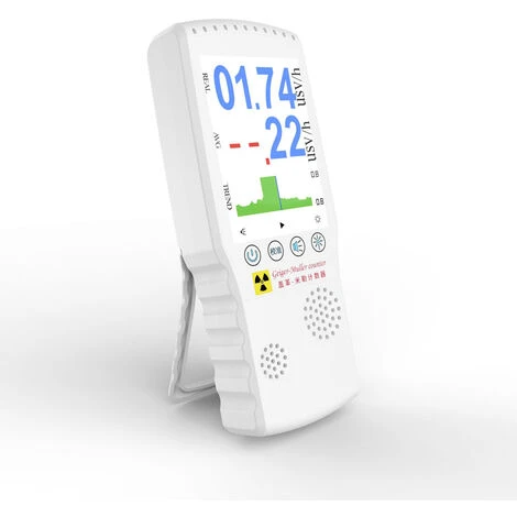 ASUPERMALL Compteur Geiger Portatif Portable Détecteur De Rayonnement Nucléaire Et électromagnétique Multifonctionnel, Blanc 3 ASUPERMALL Compteur Geiger Portatif Portable Détecteur De Rayonnement Nucléaire Et électromagnétique Multifonctionnel, Blanc – Image 3