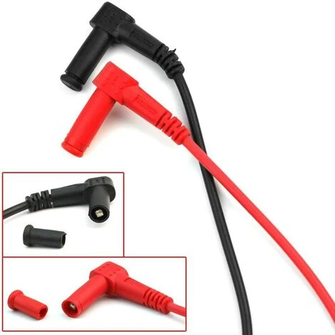 VERSAILLESFR 2pcs Multimètre Numérique Cordon Sonde Testeur Câble 1000V 20A,Versailles 4 VERSAILLESFR 2pcs Multimètre Numérique Cordon Sonde Testeur Câble 1000V 20A,Versailles – Image 4