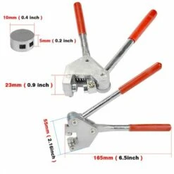 MONLY Pinces à Sceller Set De Pinces à Plomb Rouge 10 Mm Poignée En Plastique (1x Pince à Câble De Scellage + 20 X Fils + 20 X Fils De Scellage) -Outil de l'électricien Soldes 2022 55272751 3