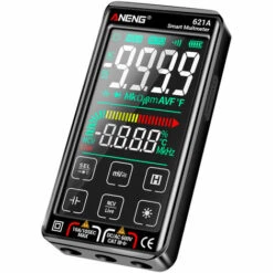 ANENG 621A Multimètre Numérique Intelligent à écran Tactile 9999 Compteurs Gamme Automatique Rechargeable NCV Compteur Universel Voltmètre Ampèremètre, Noir - Noir -Outil de l'électricien Soldes 2022 55283888 3