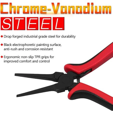 ENLENK Pince à Profil Bas Avec Mâchoires Lisses Pour La Fabrication De Bijoux 2 ENLENK Pince à Profil Bas Avec Mâchoires Lisses Pour La Fabrication De Bijoux – Image 2