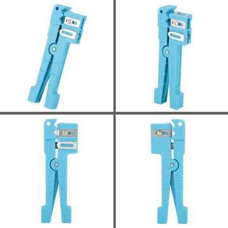 Pince à Dénuder Pour Fibres Optiques Outil De Coupe-câble Pour Décapant Coaxial Câble 45-163 ,Bleue Betterlife 5 Pince à Dénuder Pour Fibres Optiques Outil De Coupe-câble Pour Décapant Coaxial Câble 45-163 ,Bleue Betterlife – Image 5