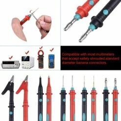 ALMI 16pcs Sondes De Multimètre Accessoires Pour Multimètre Kit De Fils De Test -Outil de l'électricien Soldes 2022 55505377 3
