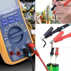 ALMI 16pcs Sondes De Multimètre Accessoires Pour Multimètre Kit De Fils De Test -Outil de l'électricien Soldes 2022 55505377 4