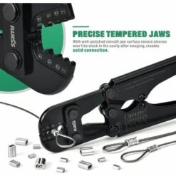 BENOBBY KIDS Outil De Sertissage De Câble Métallique 2 En 1 De 1/16 Pouce à 1/8 Pouce Pour Câble Métallique, 1 Pièces 7 BENOBBY KIDS Outil De Sertissage De Câble Métallique 2 En 1 De 1/16 Pouce à 1/8 Pouce Pour Câble Métallique, 1 Pièces -Outil de l'électricien Soldes 2022 55513390 3