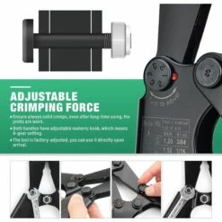 BENOBBY KIDS Outil De Sertissage De Câble Métallique 2 En 1 De 1/16 Pouce à 1/8 Pouce Pour Câble Métallique, 1 Pièces 9 BENOBBY KIDS Outil De Sertissage De Câble Métallique 2 En 1 De 1/16 Pouce à 1/8 Pouce Pour Câble Métallique, 1 Pièces -Outil de l'électricien Soldes 2022 55513390 5