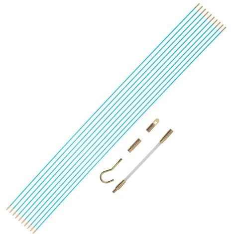 OXEO Lot 10 Baguettes Tire Fils Longueur 1 Mètre 1 OXEO Lot 10 Baguettes Tire Fils Longueur 1 Mètre