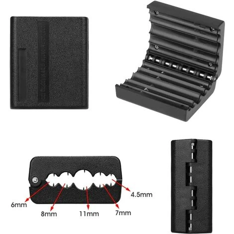 BEARSU 4.5-11mm Coupe-tube,Découpeuse De Tube Lâche De Tampon De Fibre Optique,Dénudeur De Tube,Outil Appliqué Au Dénudage Longitudinal Du Faisceau De Fibres Optiques De Diamètre De 4.5mm-11mm 2 BEARSU 4.5-11mm Coupe-tube,Découpeuse De Tube Lâche De Tampon De Fibre Optique,Dénudeur De Tube,Outil Appliqué Au Dénudage Longitudinal Du Faisceau De Fibres Optiques De Diamètre De 4.5mm-11mm – Image 2