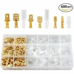 Pince à Sertir, 600 Terminals Sertissage Wire Crimpers Support 0.5-1.5mm2, Pinces Professionnelles Outil à Sertir Rouge FUIENKO 7 Pince à Sertir, 600 Terminals Sertissage Wire Crimpers Support 0.5-1.5mm2, Pinces Professionnelles Outil à Sertir Rouge FUIENKO -Outil de l'électricien Soldes 2022 55871899 4