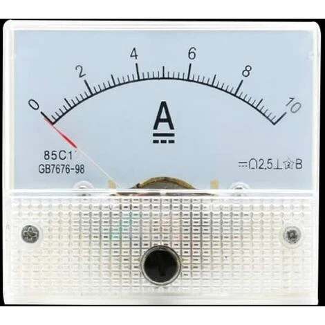 FLYME Ampèremètre De Panneau De Courant Analogique, Ampèremètre DC 30A Pour Test De Circuit, Testeur D'ampères, Mini Ampèremètre Analogique De Courant, Voltmètre De Panneau, Voltmètre De Courant (blanc) 4 FLYME Ampèremètre De Panneau De Courant Analogique, Ampèremètre DC 30A Pour Test De Circuit, Testeur D'ampères, Mini Ampèremètre Analogique De Courant, Voltmètre De Panneau, Voltmètre De Courant (blanc) – Image 4