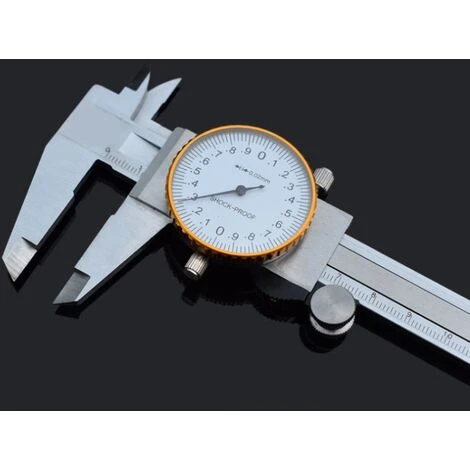 LUCKY-88 Pied à Coulisse En Acier Inoxydable 15,2 Cm Résistant Aux Chocs Précision 0,02 – Avec Montre 150 Mm Mesures Métriques Résistantes Aux Chocs Bidirectionnelles 2 LUCKY-88 Pied à Coulisse En Acier Inoxydable 15,2 Cm Résistant Aux Chocs Précision 0,02 – Avec Montre 150 Mm Mesures Métriques Résistantes Aux Chocs Bidirectionnelles – Image 2