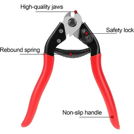 BARES Coupe-câble De Vélo, Outil De Réparation De Câble De Levier De Frein De Vélo Comme Cadeau Pour Câbles Et Gaines De Vélo 1 BARES Coupe-câble De Vélo, Outil De Réparation De Câble De Levier De Frein De Vélo Comme Cadeau Pour Câbles Et Gaines De Vélo