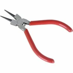 FLYME Pince à Nez Rond Bijoux Pince à Nez Rond En Acier Au Carbone Mini Pince à Nez Rond Pour Bijoux, Perles, Artisanat Et Bijoux à Bricoler Soi-même Outil De Pince à Nez Rond 5 Pouces