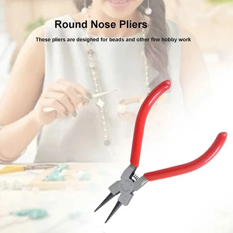 FLYME Pince à Nez Rond Bijoux Pince à Nez Rond En Acier Au Carbone Mini Pince à Nez Rond Pour Bijoux, Perles, Artisanat Et Bijoux à Bricoler Soi-même Outil De Pince à Nez Rond 5 Pouces 4 FLYME Pince à Nez Rond Bijoux Pince à Nez Rond En Acier Au Carbone Mini Pince à Nez Rond Pour Bijoux, Perles, Artisanat Et Bijoux à Bricoler Soi-même Outil De Pince à Nez Rond 5 Pouces – Image 4