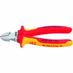 Pince Coupante Chrome 180mm Isolee 1000v Knipex