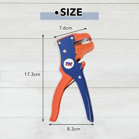 BEARSU Pince à Dénuder Automatique Sertisseur Coupeur De Cables Multifonctionnel Outils A Dénuder Aquilin De Fils Outillage A Main Orange 150 Mm Pince Coupe Câble En Bec De Canard (Bleu&Orange) 3 BEARSU Pince à Dénuder Automatique Sertisseur Coupeur De Cables Multifonctionnel Outils A Dénuder Aquilin De Fils Outillage A Main Orange 150 Mm Pince Coupe Câble En Bec De Canard (Bleu&Orange) – Image 3