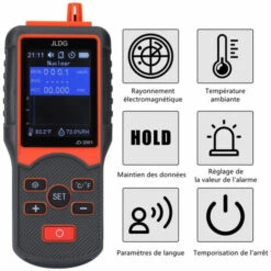 ASUPERMALL D-3001 Compteur Geiger Multifonctionnel Et Détecteur De Radiations électromagnétiques, Mesure De La Température Et De LHumidité, Avec Fonction D'Exportation De Données 7 ASUPERMALL D-3001 Compteur Geiger Multifonctionnel Et Détecteur De Radiations électromagnétiques, Mesure De La Température Et De LHumidité, Avec Fonction D'Exportation De Données -Outil de l'électricien Soldes 2022 57112457 3