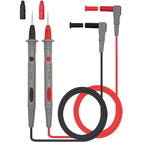 ALMI 2 Pièces Multimètre Numérique Cordon Sonde Testeur Câble 1000V 10A, 0.28 Mm 1 ALMI 2 Pièces Multimètre Numérique Cordon Sonde Testeur Câble 1000V 10A, 0.28 Mm