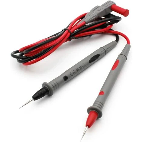 ALMI 2 Pièces Multimètre Numérique Cordon Sonde Testeur Câble 1000V 10A, 0.28 Mm 2 ALMI 2 Pièces Multimètre Numérique Cordon Sonde Testeur Câble 1000V 10A, 0.28 Mm – Image 2
