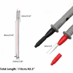 ALMI 2 Pièces Multimètre Numérique Cordon Sonde Testeur Câble 1000V 10A, 0.28 Mm 8 ALMI 2 Pièces Multimètre Numérique Cordon Sonde Testeur Câble 1000V 10A, 0.28 Mm -Outil de l'électricien Soldes 2022 57351511 4