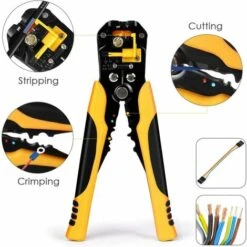 VIEWEE Pinces à Sertir Cosses Avec Pince à Dénuder Coupe-câbles Et 1200 Embouts De Câble [0,25-10 Mm²] Pour Électricien Bricoleur, Pince De Câblage Pour 0,25-10mm²/ Dénudage Pour 0,03-10mm² -Outil de l'électricien Soldes 2022 57502790 4