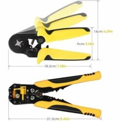 VIEWEE Pinces à Sertir Cosses Avec Pince à Dénuder Coupe-câbles Et 1200 Embouts De Câble [0,25-10 Mm²] Pour Électricien Bricoleur, Pince De Câblage Pour 0,25-10mm²/ Dénudage Pour 0,03-10mm² -Outil de l'électricien Soldes 2022 57502790 5
