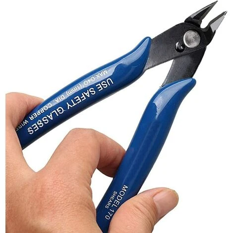 READCLY Pinces Coupantes De Côté, Yuanzi Cisaille Latérale Outil De Coupe, Pouce/Pince à Dénuder Acier Pour Câble Électrique, Bijoux Réparation, Travaux Pratiques, Bricolage (2 Pack, Bleu) 4 READCLY Pinces Coupantes De Côté, Yuanzi Cisaille Latérale Outil De Coupe, Pouce/Pince à Dénuder Acier Pour Câble Électrique, Bijoux Réparation, Travaux Pratiques, Bricolage (2 Pack, Bleu) – Image 4