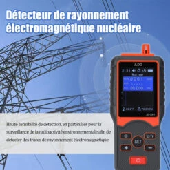 HAPPYSHOPPING Compteur Geiger Complet + Detecteur De Rayonnement Electromagnetique, Prise En Charge De La Detection De La Temperature Et De L'humidite 7 HAPPYSHOPPING Compteur Geiger Complet + Detecteur De Rayonnement Electromagnetique, Prise En Charge De La Detection De La Temperature Et De L'humidite -Outil de l'électricien Soldes 2022 57587162 3