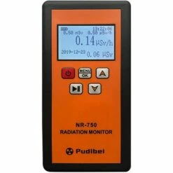 HAPPYSHOPPING Détecteur De Radiations Nucléaires Portable à Main Affichage LCD Testeur D'ionisation De Billes Radioactives Pour La Maison Compteur Geiger Détection Des Rayons Bêta/Y/X, Livré Sans Batterie NR-750
