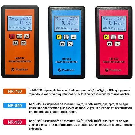 HAPPYSHOPPING Détecteur De Radiations Nucléaires Portable à Main Affichage LCD Testeur D'ionisation De Billes Radioactives Pour La Maison Compteur Geiger Détection Des Rayons Bêta/Y/X, Livré Sans Batterie NR-750 2 HAPPYSHOPPING Détecteur De Radiations Nucléaires Portable à Main Affichage LCD Testeur D'ionisation De Billes Radioactives Pour La Maison Compteur Geiger Détection Des Rayons Bêta/Y/X, Livré Sans Batterie NR-750 – Image 2