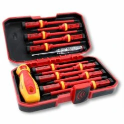 Cisea Jeu De Tournevis Isolés, 1000V Fendu Phillips Embouts De Vis Poignée Antidérapante Réparation Outils à Main Pour électricien