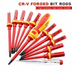 Cisea Jeu De Tournevis Isolés, 1000V Fendu Phillips Embouts De Vis Poignée Antidérapante Réparation Outils à Main Pour électricien 8 Cisea Jeu De Tournevis Isolés, 1000V Fendu Phillips Embouts De Vis Poignée Antidérapante Réparation Outils à Main Pour électricien -Outil de l'électricien Soldes 2022 57625860 4