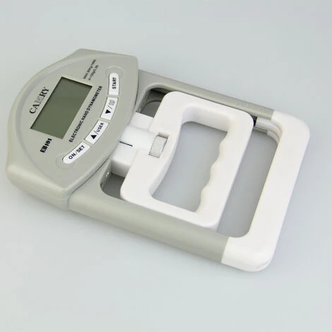 QERSTA Dynamomètre à Main Numérique Mesureur De Mesure De La Force De La Prise à Capture Automatique De La Puissance De La Poignée électronique, Gris 1 QERSTA Dynamomètre à Main Numérique Mesureur De Mesure De La Force De La Prise à Capture Automatique De La Puissance De La Poignée électronique, Gris