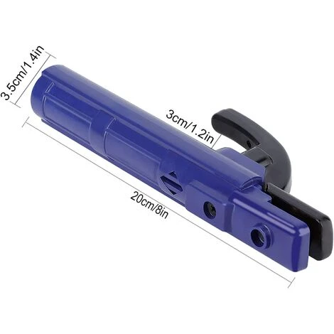Fei Yu Support D'électrode De Soudage,Dissipation Thermique Rapide, 300A Support D'électrode Pince De Soudage En Cuivre Isolé De Haute Qualité Pour Machine De Soudage(bleu) 2 Fei Yu Support D'électrode De Soudage,Dissipation Thermique Rapide, 300A Support D'électrode Pince De Soudage En Cuivre Isolé De Haute Qualité Pour Machine De Soudage(bleu) – Image 2