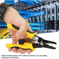 FLYME Pince à Dénuder, Outil De Débroussailleuse à Main Pour électriciens En Acier Allié Multifonction 9 FLYME Pince à Dénuder, Outil De Débroussailleuse à Main Pour électriciens En Acier Allié Multifonction -Outil de l'électricien Soldes 2022 58180339 5