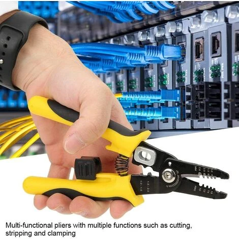 FLYME Pince à Dénuder, Outil De Débroussailleuse à Main Pour électriciens En Acier Allié Multifonction 5 FLYME Pince à Dénuder, Outil De Débroussailleuse à Main Pour électriciens En Acier Allié Multifonction – Image 5