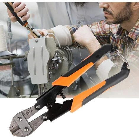 FLYME Coupe-boulons à Main Mini Coupe-boulons Robustes De 8 Pouces Coupe-fils Et Câbles Pinces Outils De Coupe Orange Cr-V Coupe-câbles 4 FLYME Coupe-boulons à Main Mini Coupe-boulons Robustes De 8 Pouces Coupe-fils Et Câbles Pinces Outils De Coupe Orange Cr-V Coupe-câbles – Image 4