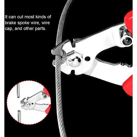 FLYME Vélo Coupe-câble Multifonctions, Vélo De Rayon De Frein Fil Cable Cutter Outil De Réparation 4 FLYME Vélo Coupe-câble Multifonctions, Vélo De Rayon De Frein Fil Cable Cutter Outil De Réparation – Image 4