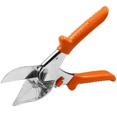 GRID COOL Cisailles à Onglets Multi-angles à Angle Réglable, Cisailles à Onglets Multi-angles Pour Couper Les Cisailles à Fente En Liège En Plastique Pe Pvc (orange) 1 GRID COOL Cisailles à Onglets Multi-angles à Angle Réglable, Cisailles à Onglets Multi-angles Pour Couper Les Cisailles à Fente En Liège En Plastique Pe Pvc (orange)