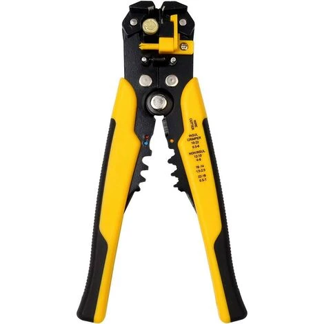GRID COOL Pince À Dénuder Automatique, Outil Universel à Dégainer Avec Reglage De Précision Cables AWG 22-10 (0,5~6.0mm²) Pour Dénuder, Cutter 1 GRID COOL Pince À Dénuder Automatique, Outil Universel à Dégainer Avec Reglage De Précision Cables AWG 22-10 (0,5~6.0mm²) Pour Dénuder, Cutter