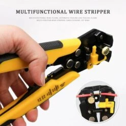 GRID COOL Pince À Dénuder Automatique, Outil Universel à Dégainer Avec Reglage De Précision Cables AWG 22-10 (0,5~6.0mm²) Pour Dénuder, Cutter 8 GRID COOL Pince À Dénuder Automatique, Outil Universel à Dégainer Avec Reglage De Précision Cables AWG 22-10 (0,5~6.0mm²) Pour Dénuder, Cutter -Outil de l'électricien Soldes 2022 58348352 4