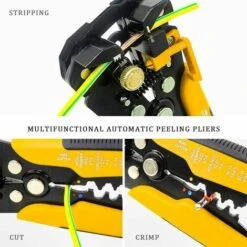 GRID COOL Pince À Dénuder Automatique, Outil Universel à Dégainer Avec Reglage De Précision Cables AWG 22-10 (0,5~6.0mm²) Pour Dénuder, Cutter 9 GRID COOL Pince À Dénuder Automatique, Outil Universel à Dégainer Avec Reglage De Précision Cables AWG 22-10 (0,5~6.0mm²) Pour Dénuder, Cutter -Outil de l'électricien Soldes 2022 58348352 5