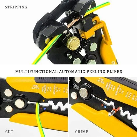 GRID COOL Pince À Dénuder Automatique, Outil Universel à Dégainer Avec Reglage De Précision Cables AWG 22-10 (0,5~6.0mm²) Pour Dénuder, Cutter 5 GRID COOL Pince À Dénuder Automatique, Outil Universel à Dégainer Avec Reglage De Précision Cables AWG 22-10 (0,5~6.0mm²) Pour Dénuder, Cutter – Image 5
