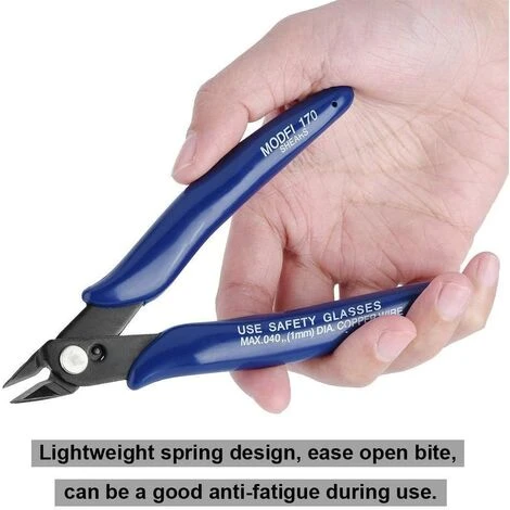 GRID COOL Pince Coupe Cable Avec Un Couvercle De Protection ,pince Coupante De Précision, Coupe-fil Pour Cisailles 3d Poignées De Revêtement En Pvc Ergonomique Pour Coupe Fil 2 GRID COOL Pince Coupe Cable Avec Un Couvercle De Protection ,pince Coupante De Précision, Coupe-fil Pour Cisailles 3d Poignées De Revêtement En Pvc Ergonomique Pour Coupe Fil – Image 2