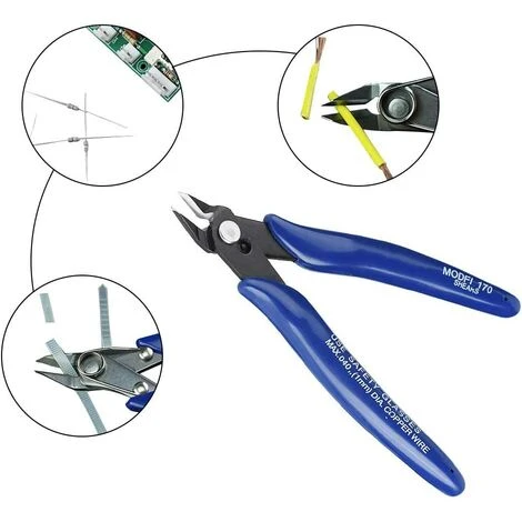 GRID COOL Pince Coupe Cable Avec Un Couvercle De Protection ,pince Coupante De Précision, Coupe-fil Pour Cisailles 3d Poignées De Revêtement En Pvc Ergonomique Pour Coupe Fil 3 GRID COOL Pince Coupe Cable Avec Un Couvercle De Protection ,pince Coupante De Précision, Coupe-fil Pour Cisailles 3d Poignées De Revêtement En Pvc Ergonomique Pour Coupe Fil – Image 3