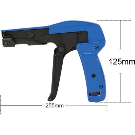 FONTAINEBLEAU Fonepro Outil D'attache De Câble, à Attache à Glissière Professionnel Outil De Fixation Et De Coupe De Fil De Câble, Installation Et Coupe D'attaches En Nylon En Plastique, 1Pcs 2 FONTAINEBLEAU Fonepro Outil D'attache De Câble, à Attache à Glissière Professionnel Outil De Fixation Et De Coupe De Fil De Câble, Installation Et Coupe D'attaches En Nylon En Plastique, 1Pcs – Image 2