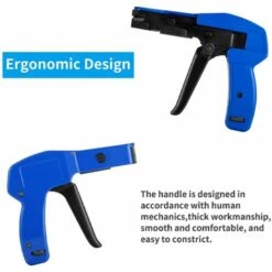 FONTAINEBLEAU Fonepro Outil D'attache De Câble, à Attache à Glissière Professionnel Outil De Fixation Et De Coupe De Fil De Câble, Installation Et Coupe D'attaches En Nylon En Plastique, 1Pcs 8 FONTAINEBLEAU Fonepro Outil D'attache De Câble, à Attache à Glissière Professionnel Outil De Fixation Et De Coupe De Fil De Câble, Installation Et Coupe D'attaches En Nylon En Plastique, 1Pcs -Outil de l'électricien Soldes 2022 58462911 4