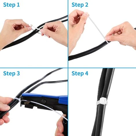 FONTAINEBLEAU Fonepro Outil D'attache De Câble, à Attache à Glissière Professionnel Outil De Fixation Et De Coupe De Fil De Câble, Installation Et Coupe D'attaches En Nylon En Plastique, 1Pcs 5 FONTAINEBLEAU Fonepro Outil D'attache De Câble, à Attache à Glissière Professionnel Outil De Fixation Et De Coupe De Fil De Câble, Installation Et Coupe D'attaches En Nylon En Plastique, 1Pcs – Image 5