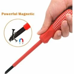 AOUGO Jeu De 7 Tournevis Isolés 1000 V En Acier CR-V De Qualité Supérieure Avec Embouts Magnétiques En Oxyde Noir Et Poignée TPR Antidérapante 7 AOUGO Jeu De 7 Tournevis Isolés 1000 V En Acier CR-V De Qualité Supérieure Avec Embouts Magnétiques En Oxyde Noir Et Poignée TPR Antidérapante -Outil de l'électricien Soldes 2022 58575597 3