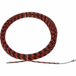TRIOMPHE Tire Fils Electrique, 5M 5mm, Tire Cable Electrique, Spiralé Flexible Aiguille Tire Fil, Tire Cable Aiguille Electricien, Tire Fil Avec Tête Guidage, Pour Cable Avec Tête Flexible De Guidage，T-Audace